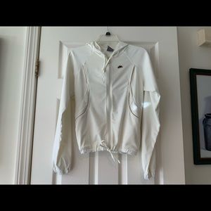 Nike Ivory Colored Lightweight Jacket Small